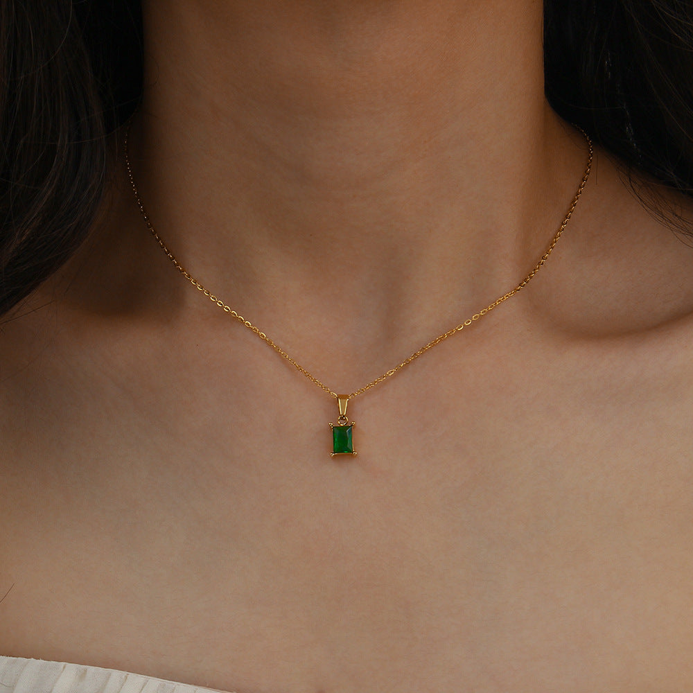 Emi Emerald Green Necklace
