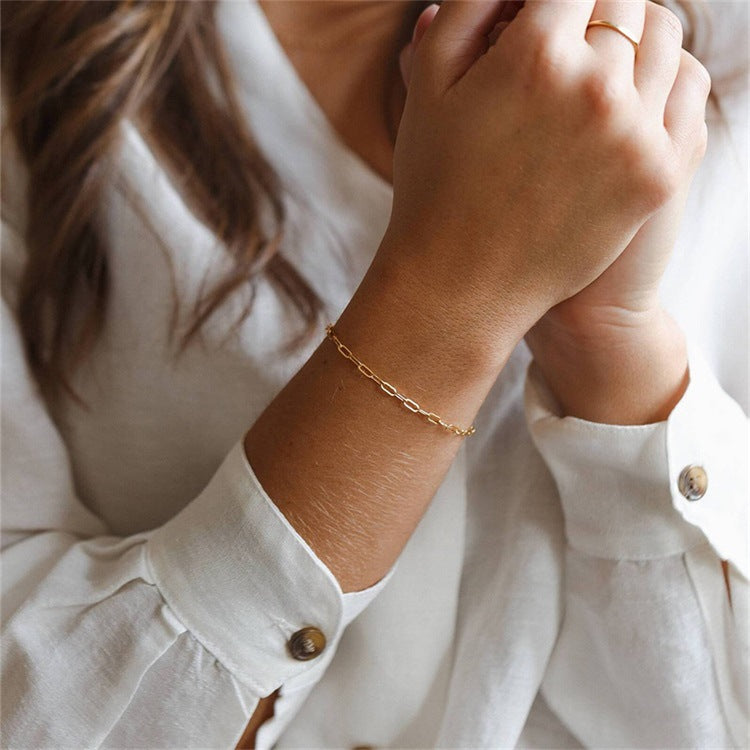 Maybelle Gull Paperclip Bracelet