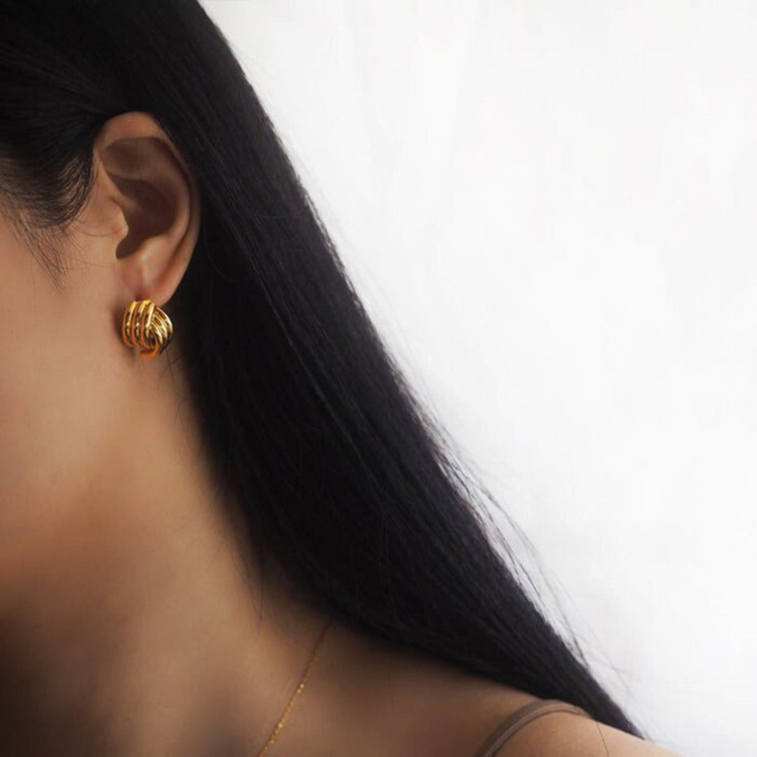 Avalon Gold Hoop Earrings