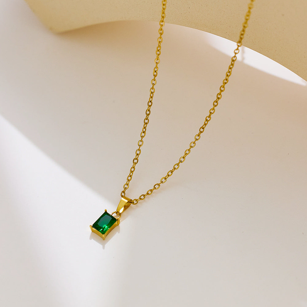Emi Emerald Green Necklace