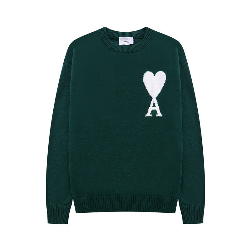 AMI - Cozy Heart Knit Sweater