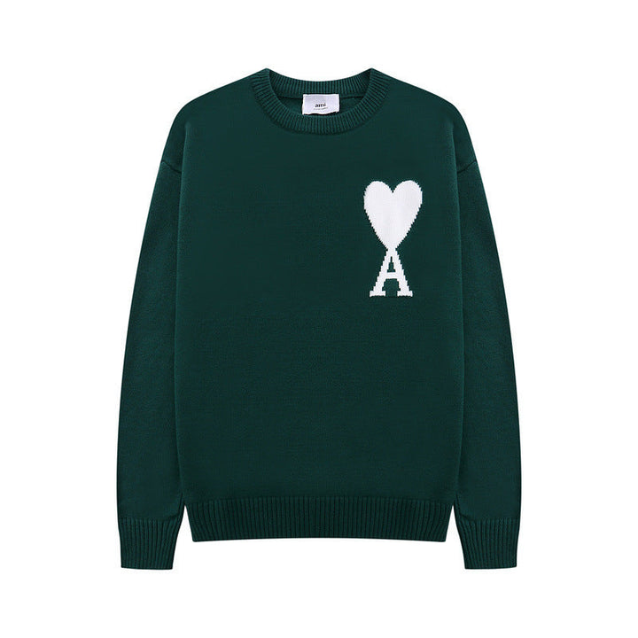 AMI - Cozy Heart Knit Sweater