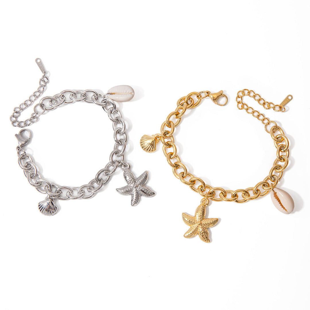 Kaspi Gold Charm Bracelet