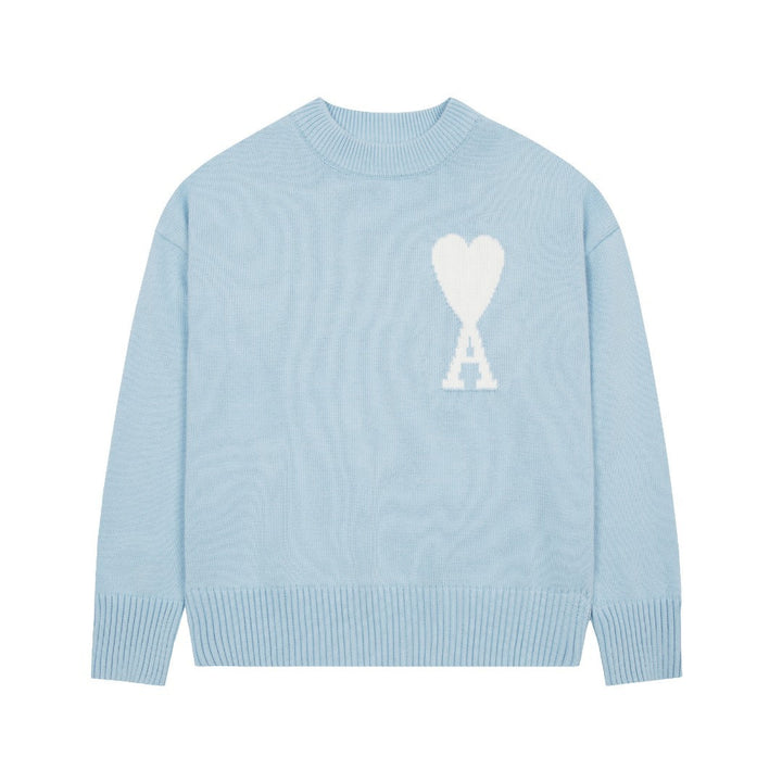 AMI - Cozy Heart Knit Sweater