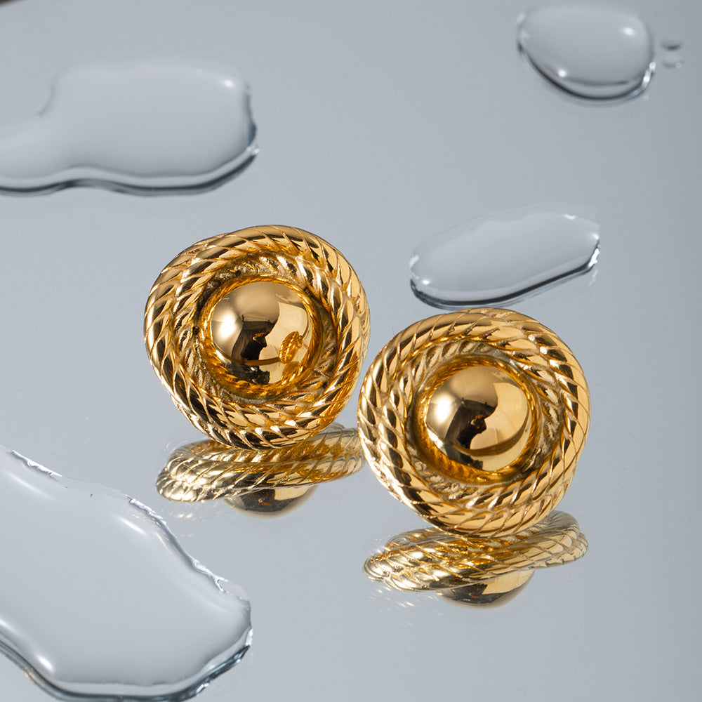 Ariadne Gold Hoop Earrings