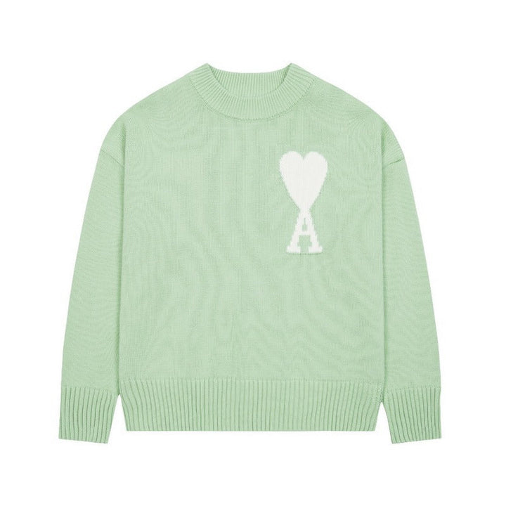 AMI - Cozy Heart Knit Sweater