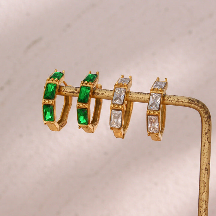 Elira Diamond Hoop Earrings