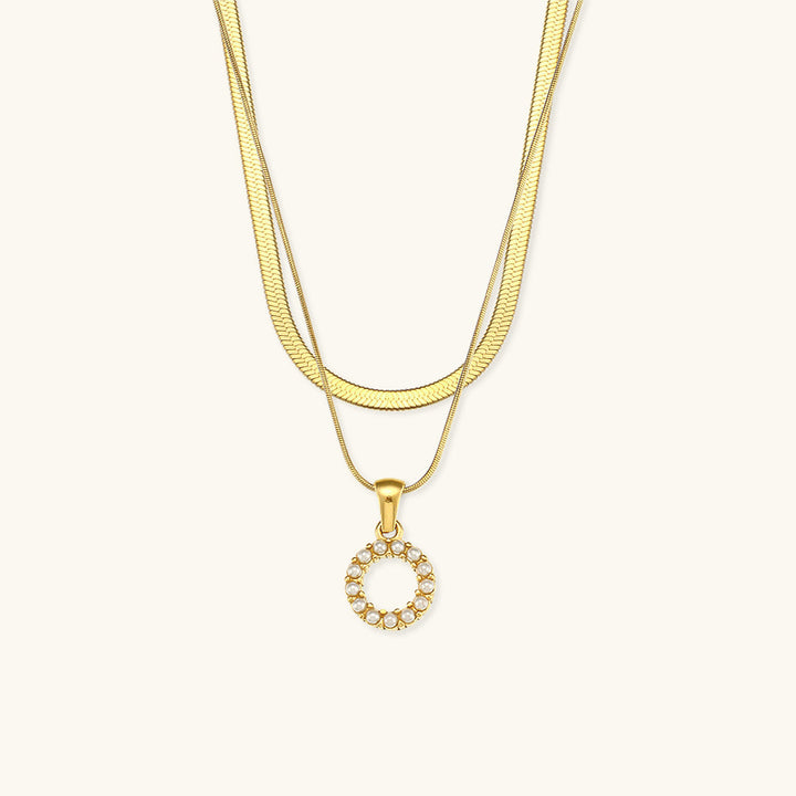 Fiona Gold Initial Necklace