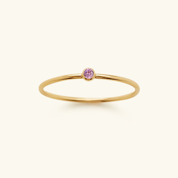 Amelia Birthstone Stacking Ring