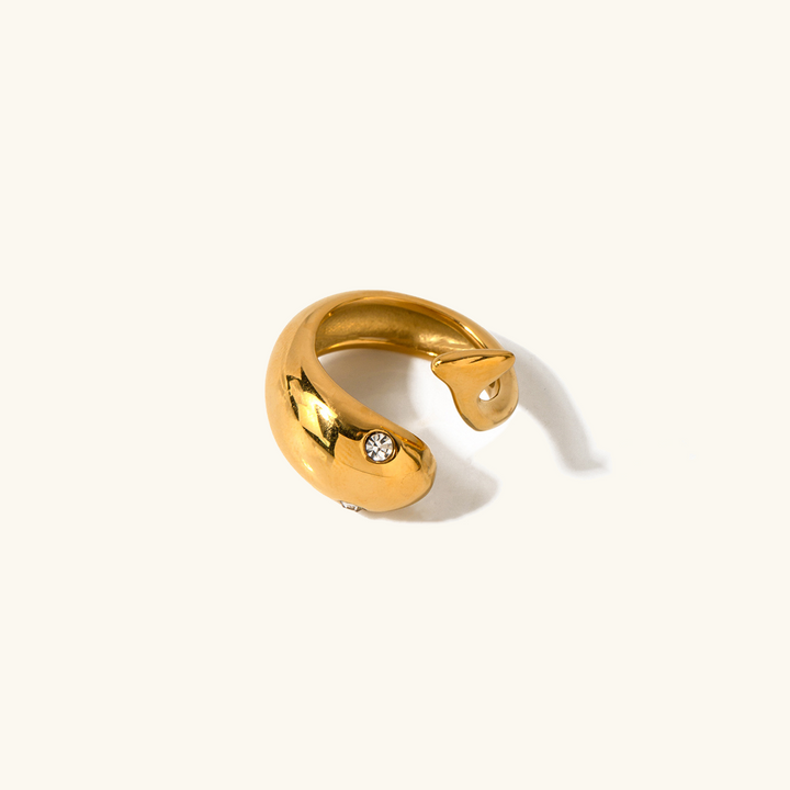 Etta Gull Statement Ring