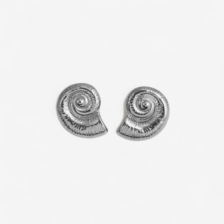 Bold Shell Hoop Earrings