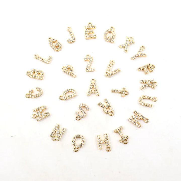 Herringbone Initial Necklace by Melly