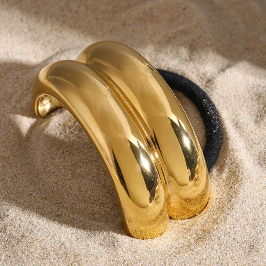 Double Bow Ponytail Cuff