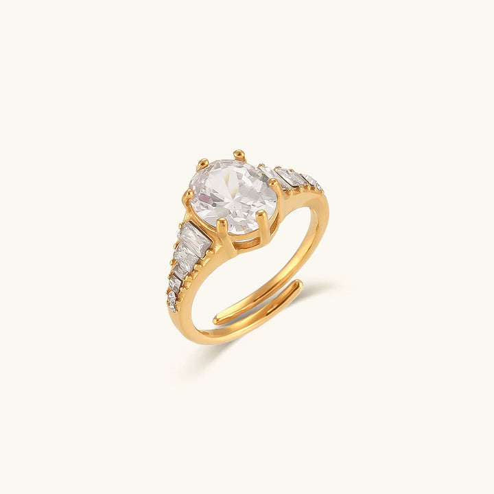 Diamond-Studded Syllia Ring