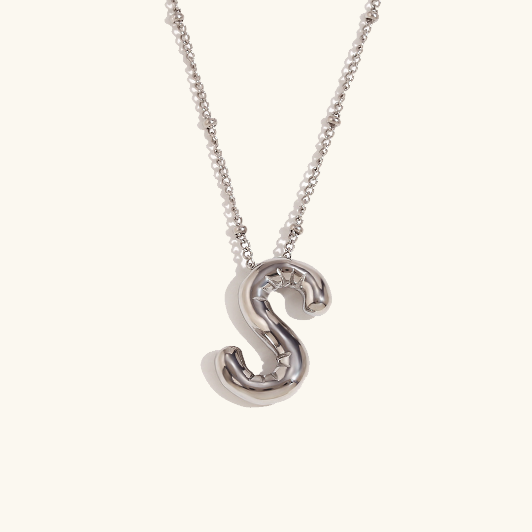 Ballong Gold Initial Necklace