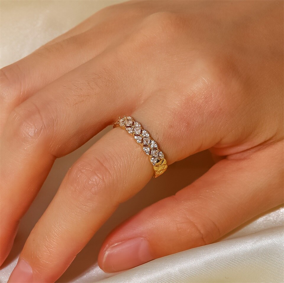 Camille Patterned Ring