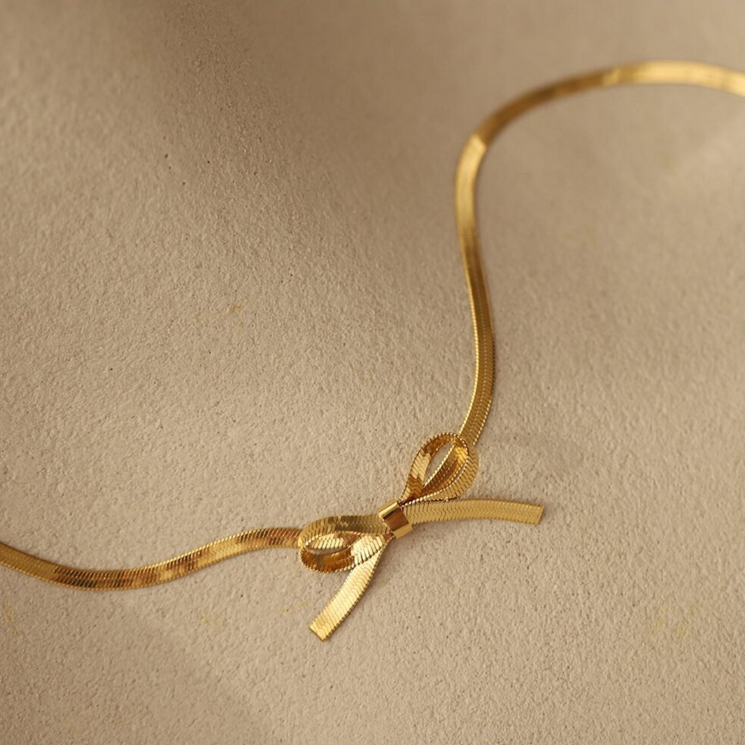 Carolina Bow Pendant Necklace