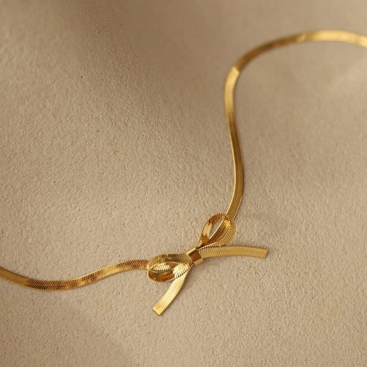 Carolina Bow Pendant Necklace