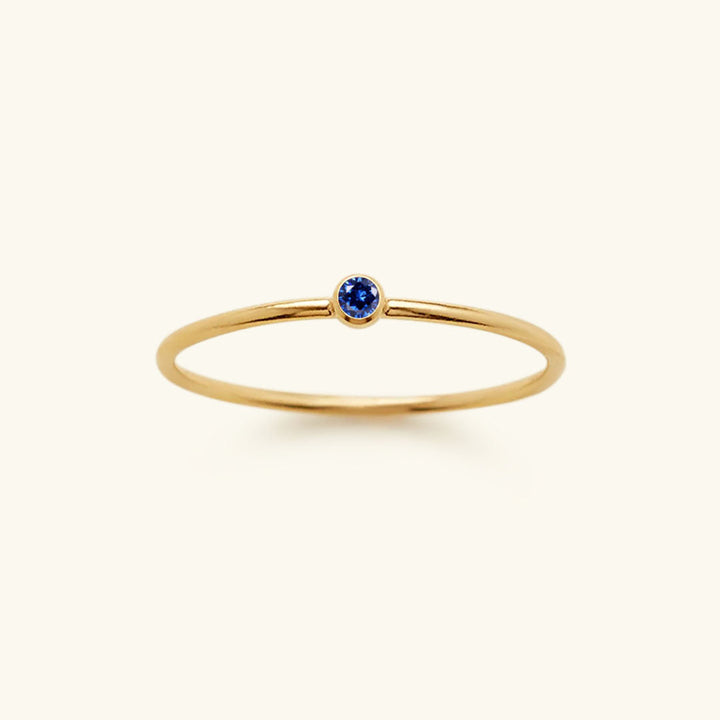 Amelia Birthstone Stacking Ring