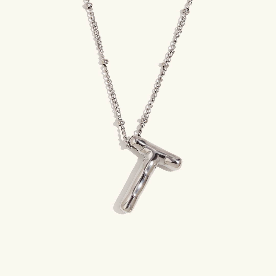 Ballong Gold Initial Necklace