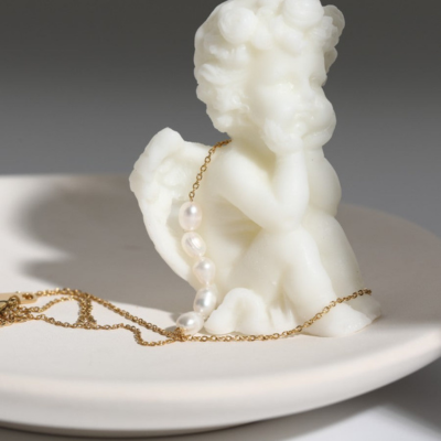 KONA Perle Gullhalskjede