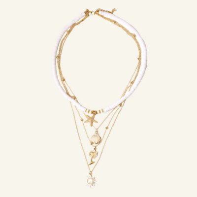 Flersjiktet Vintage Halskjede