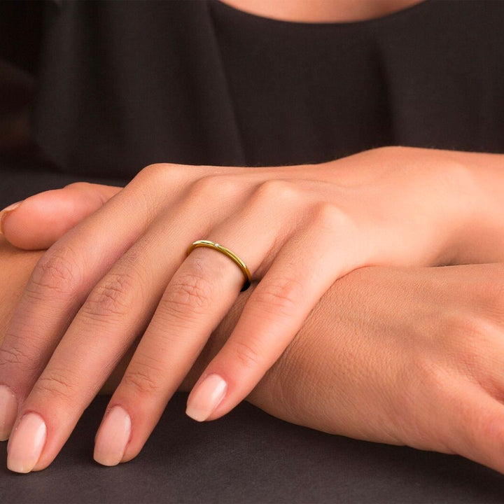 Elegant Grå Gullring - Stilfull Grå Gullring