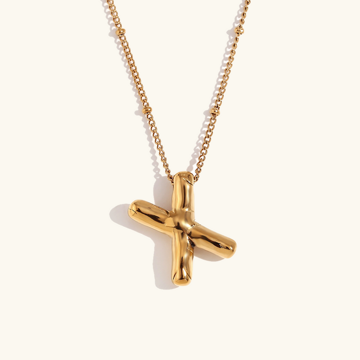 Ballong Gold Initial Necklace
