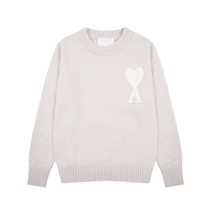AMI - Cozy Heart Knit Sweater