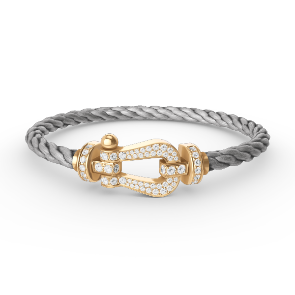 FORCE STORE HESTESKO FULL DIAMOND GOLD BRACELET