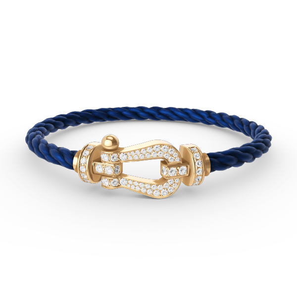 FORCE STORE HESTESKO FULL DIAMOND GOLD BRACELET