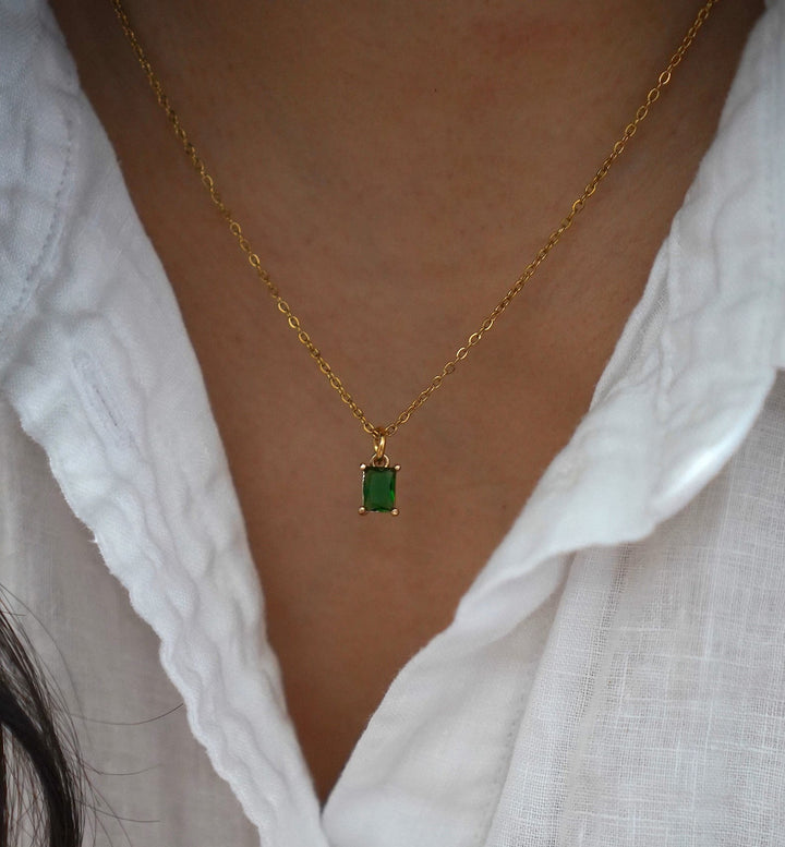 Emi Emerald Green Necklace