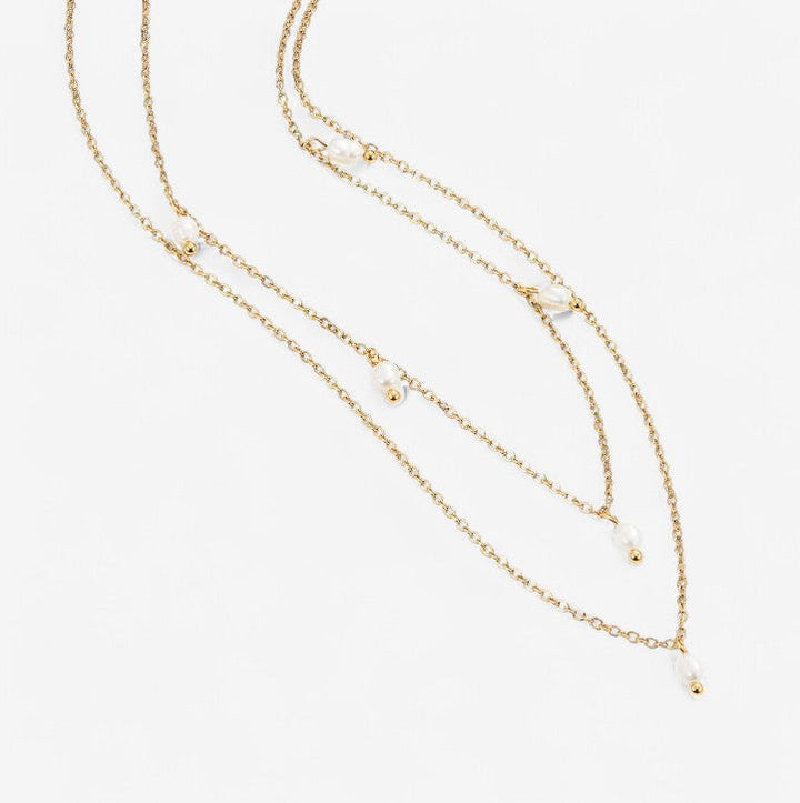Kay Pearl Drop Long Necklace