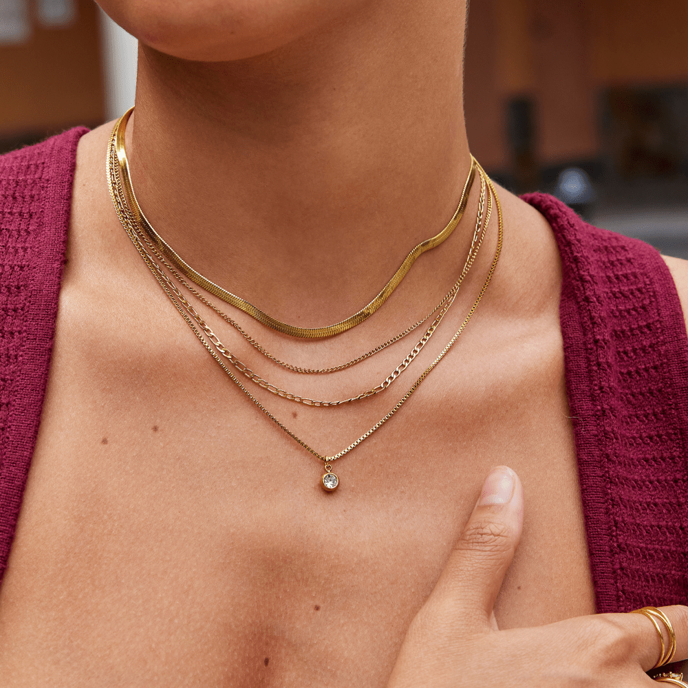 Lena Layered Gold Necklace