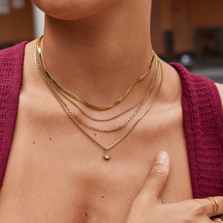 Lena Layered Gold Necklace