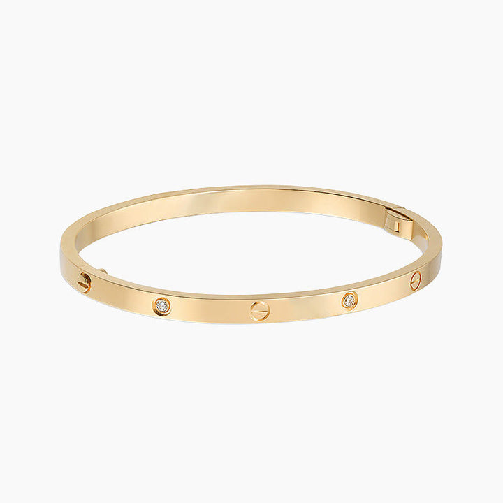 3.65MM KJÆRLIGHETSBAND med 6 DIAMANTER