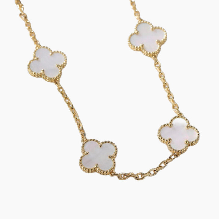 KLOVER 10-MOTIVER White Pearl Necklace