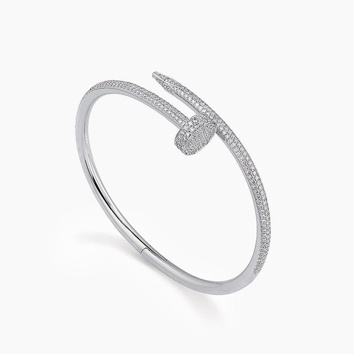 JUSTE ARMBÅND 3.5MM MED ALLE DIAMANTER