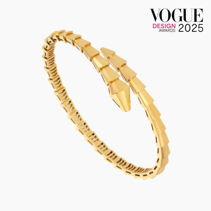 Luxurious Pavé Coil Bracelet