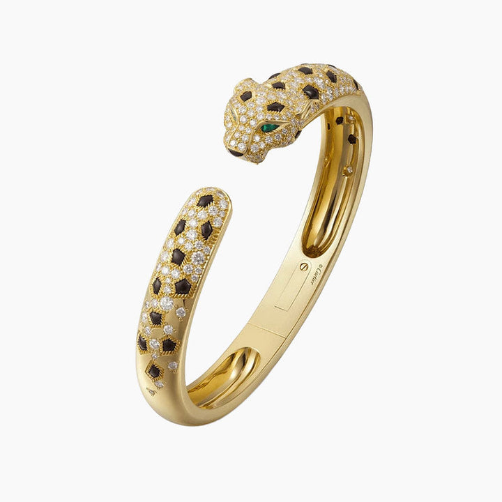 Panthera Large Bracelet with Diamonds