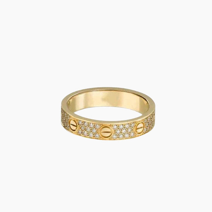 3.6MM Diamond Pavé Love Ring