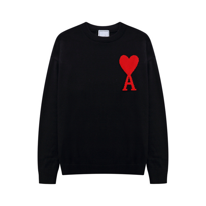 AMI - Cozy Heart Knit Sweater