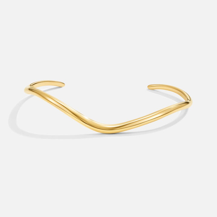 Wavy Gold Bracelet