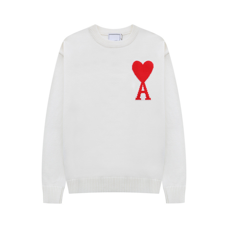 AMI - Cozy Heart Knit Sweater